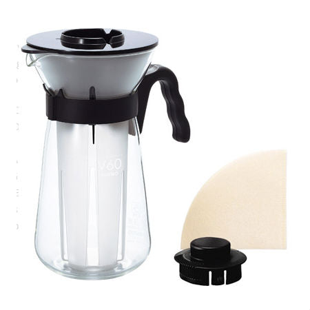 (預訂|全港免運) HARIO V60 冰冷咖啡 咖啡壺套裝 V60 Ice-coffee Maker (2-4杯) VIC-02B【約10-15個工作日內寄出】 - Premium Mall HK