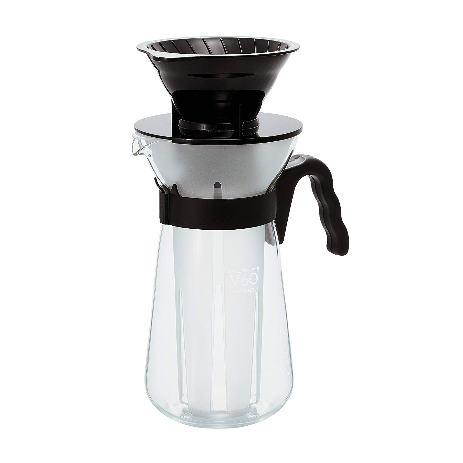 (預訂|全港免運) HARIO V60 冰冷咖啡 咖啡壺套裝 V60 Ice-coffee Maker (2-4杯) VIC-02B【約10-15個工作日內寄出】 - Premium Mall HK
