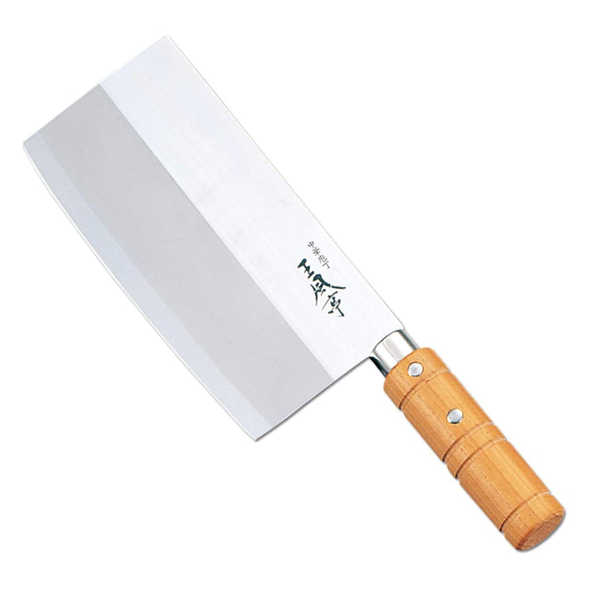 預訂|全港免運|王風亭 - 日本製廚刀 中華庖丁 中式菜刀 自然木刀柄 (175mm)【約10-15個工作日內寄出】 - Premium Mall HK