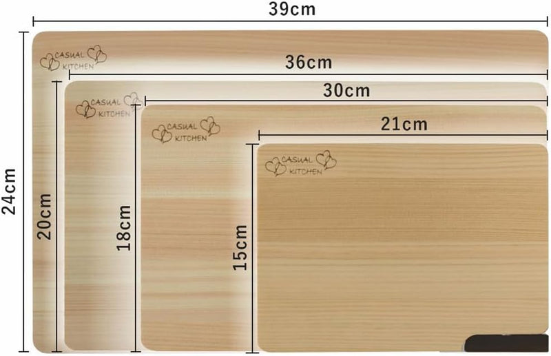 日本預訂｜全港免運｜DAIWA - 日本製13mm超薄檜木砧板 Cutting Board 可用洗碗機清洗【約1-2個星期內寄出】