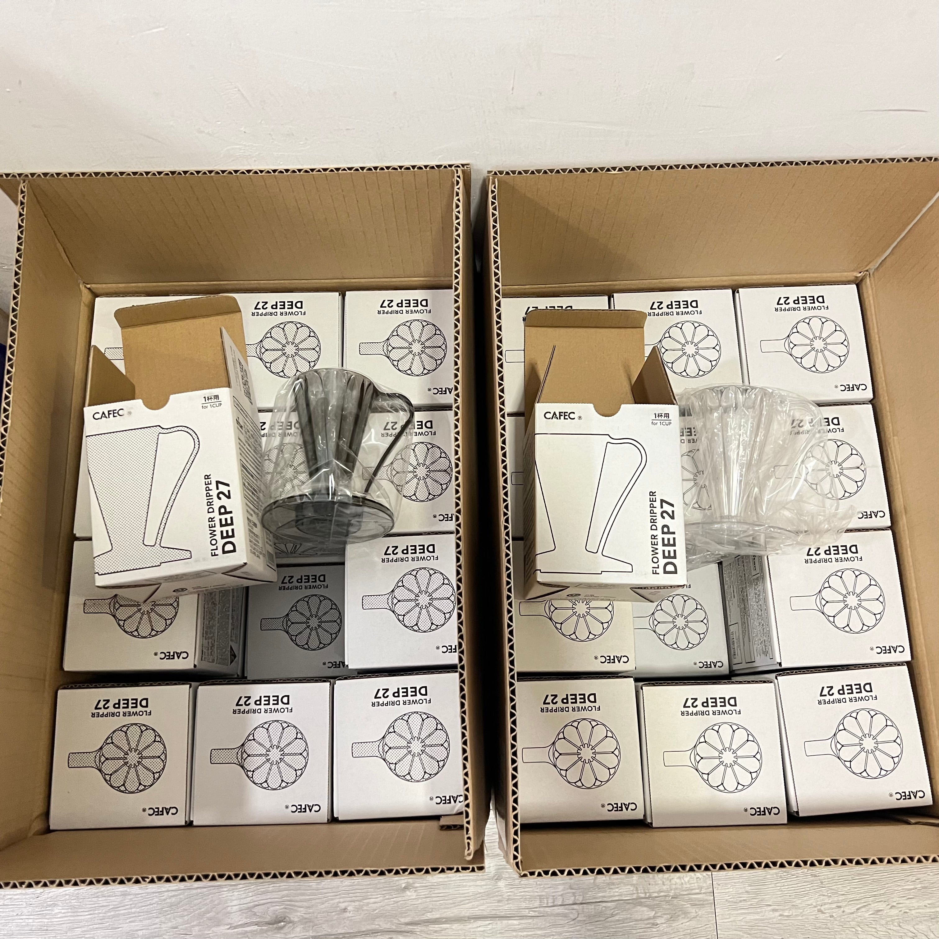 現貨｜全港免運｜CAFEC- 三洋産業 DEEP 27 花瓣濾杯 FDD-27【平行進口】