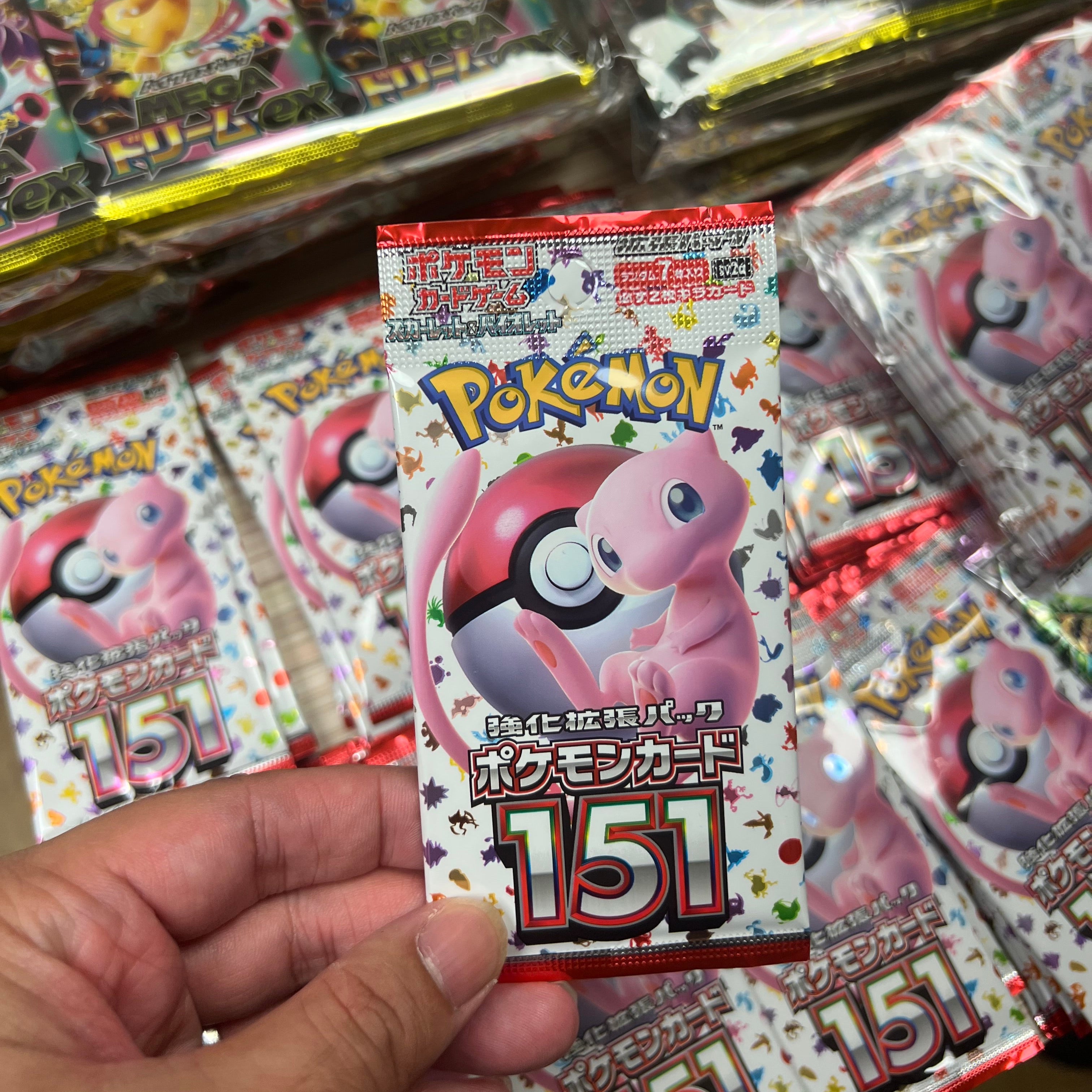 日版現貨｜全港免運｜Pokemon寶可夢 - 【日版Pack 散包】PTCG Sv2a 151 (一包7張 ) 朱與紫 ポケモンカード151