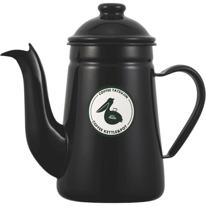 日本預訂｜全港免運｜Kalita - 咖啡達人 鶴嘴琺瑯瓷咖啡手沖壺 (1000ml) Pelican Pot 1ℓ Drip Pot, Kettle【約10-15個工作日內寄出】