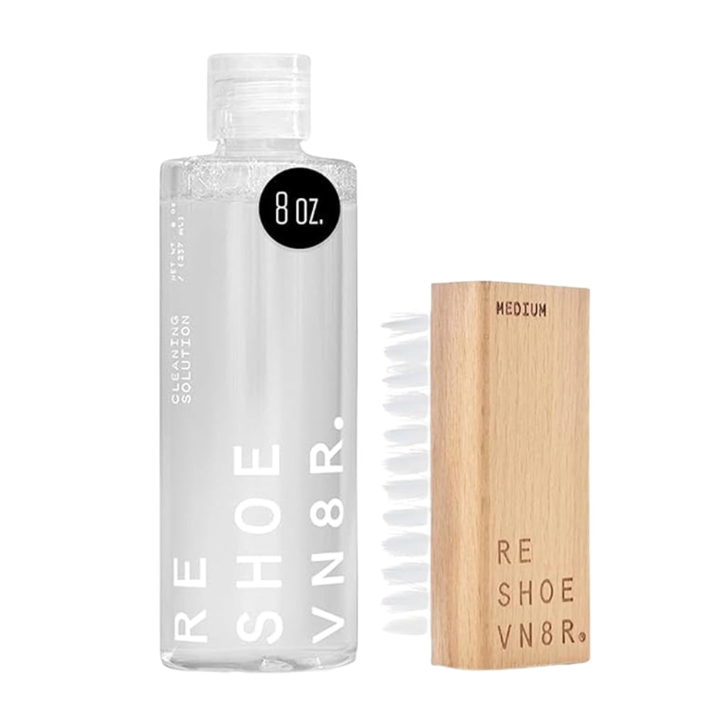 香港現貨｜全港免運｜Reshoevn8r - R8 Refresh Kit 洗鞋套裝 鞋類波鞋清潔套裝 (8oz清潔劑+刷) 適用於運動鞋、網布、帆布、絨面革、針織、皮革的清潔套裝
