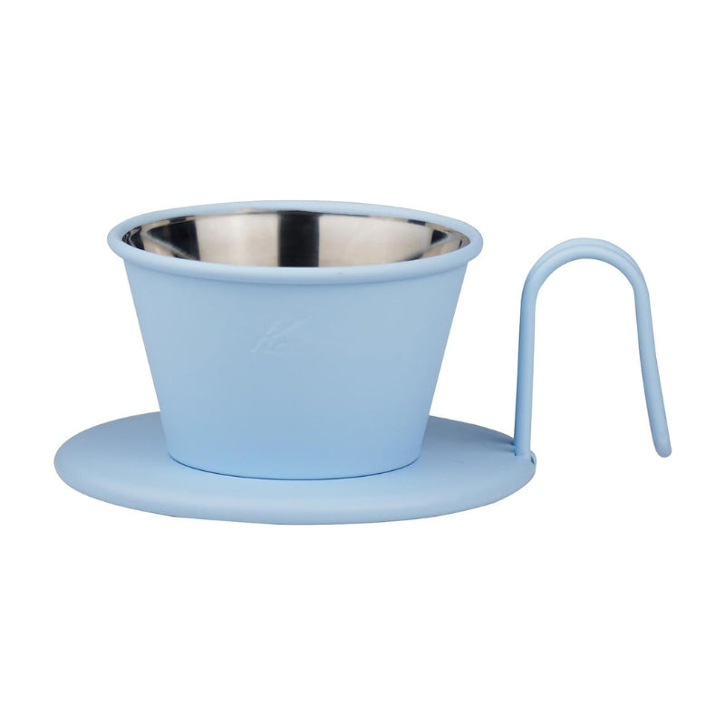 日本預訂｜全港免運｜Kalita - Earth系列不銹鋼咖啡濾杯 Wave Coffee Dripper WDS-155【約2-3個星期內寄出】