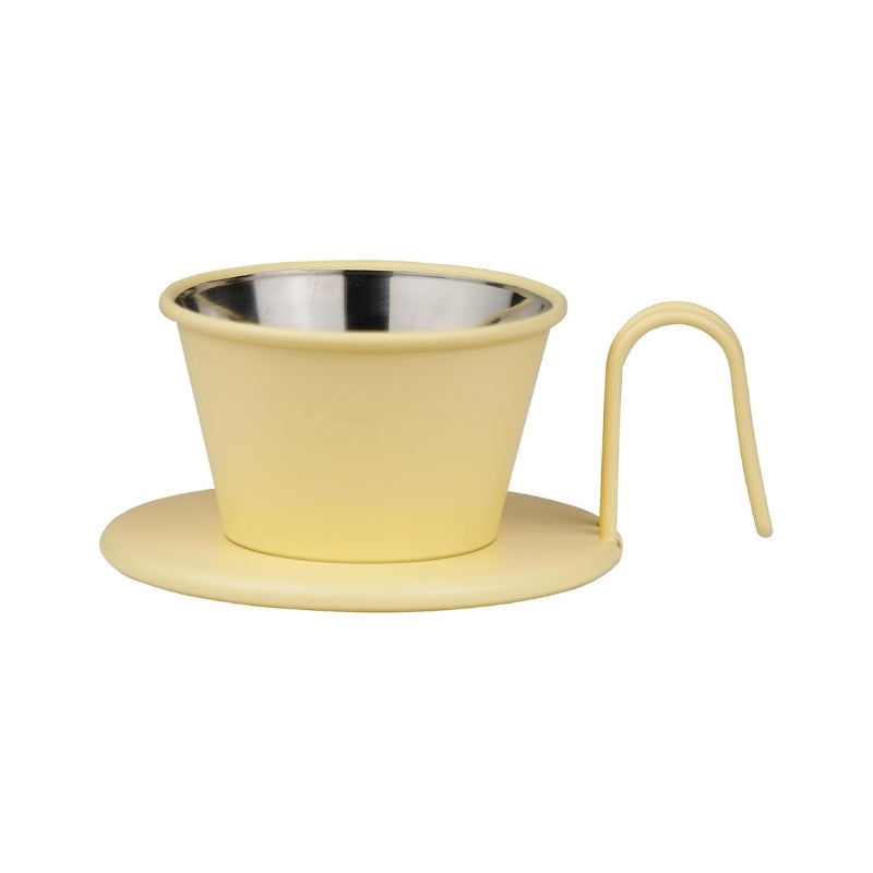 日本預訂｜全港免運｜Kalita - Earth系列不銹鋼咖啡濾杯 Wave Coffee Dripper WDS-155【約2-3個星期內寄出】