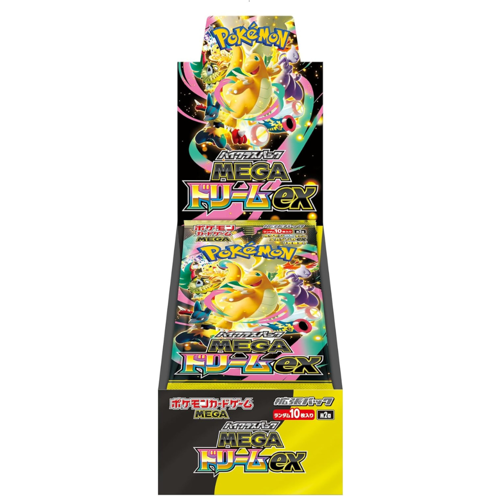 日版現貨｜全港免運｜Pokemon寶可夢 - PTCG M2a MEGA Dream ex 原盒原膜未拆封 (高級擴充包 10包/盒) MEGAドリームex 超級進化夢想ex