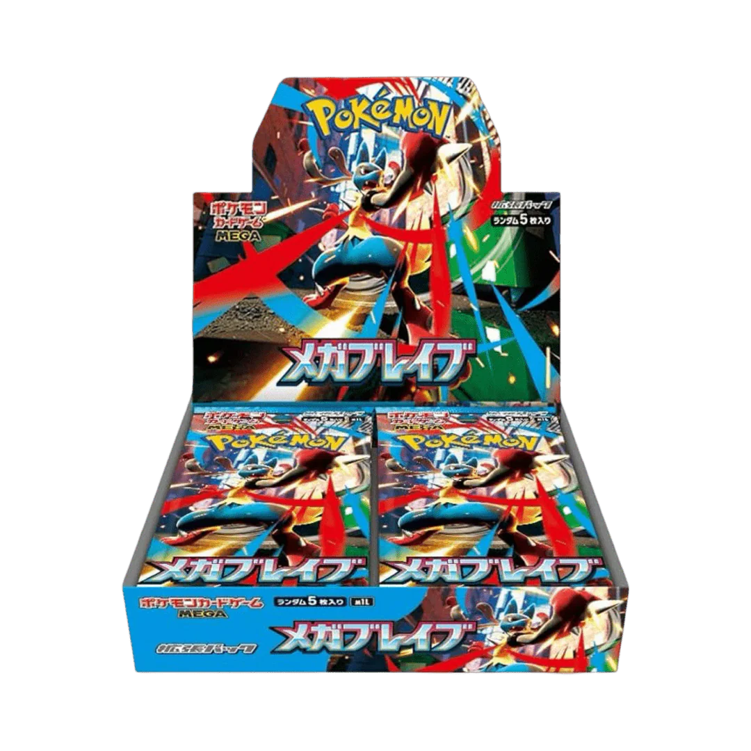 日版現貨｜全港免運｜Pokemon寶可夢 - PTCG M1L Brave BOX 原盒原膜未拆封 (擴充包 30包/盒) メガブレイブ 超級勇氣