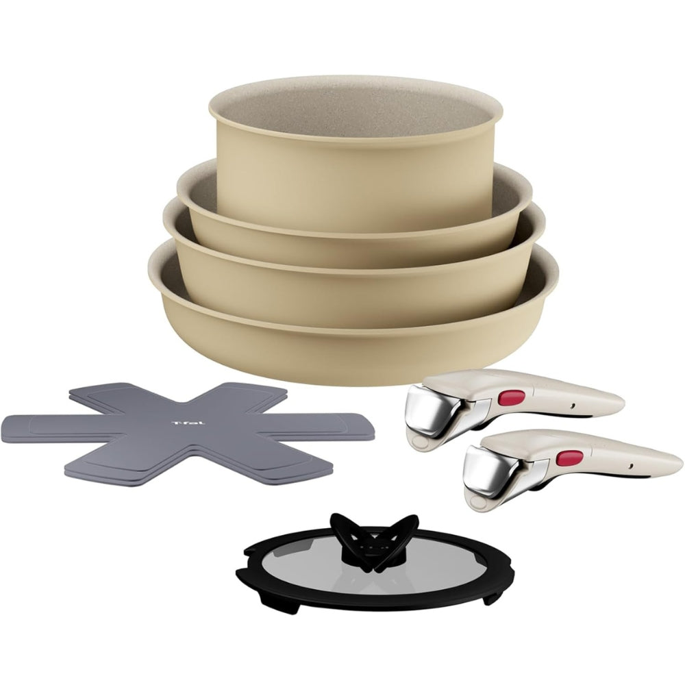 日本預訂｜全港免運｜T-Fal - 日本版Tefal Ingenio Neo可拆式手柄慳位廚具套裝 (10件裝, IH適用) 日本獨家設計款【約2-3個星期內寄出】