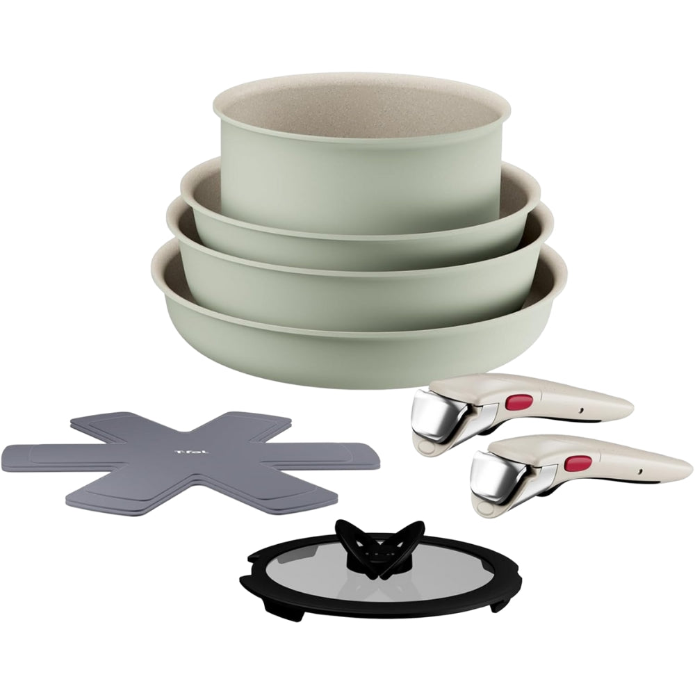 日本預訂｜全港免運｜T-Fal - 日本版Tefal Ingenio Neo可拆式手柄慳位廚具套裝 (10件裝, IH適用) 日本獨家設計款【約2-3個星期內寄出】