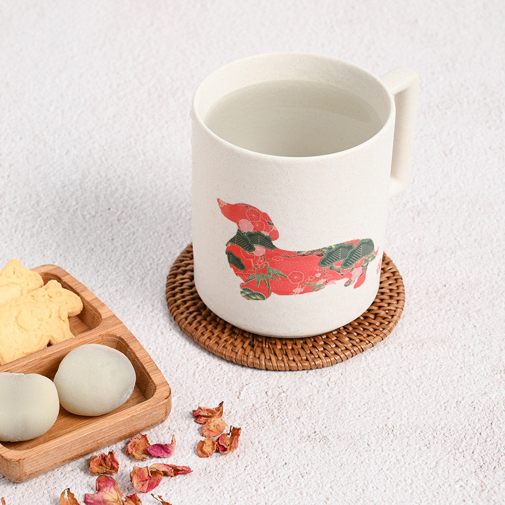 (預訂｜全港免運) 丸モ高木陶器 MARUMO TAKAGI 暖感變色臘腸狗馬克杯 (300ml)｜送禮自用佳品【約10-15個工作日內寄出】