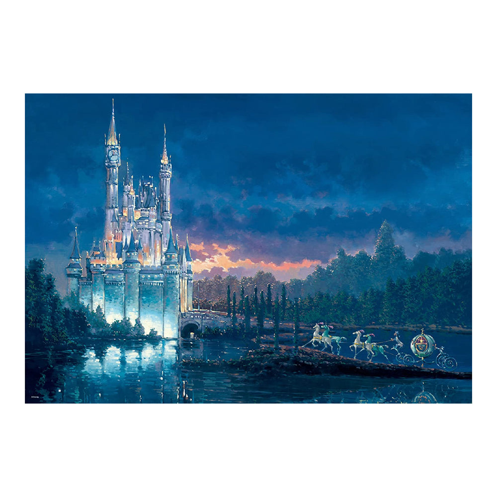 預訂｜全港免運｜Tenyo - 迪士尼拼圖 Disney Jigsaw Puzzle 灰姑娘離開的時刻 1000塊 (51 x 73.5cm)【約10-15個工作日內寄出】