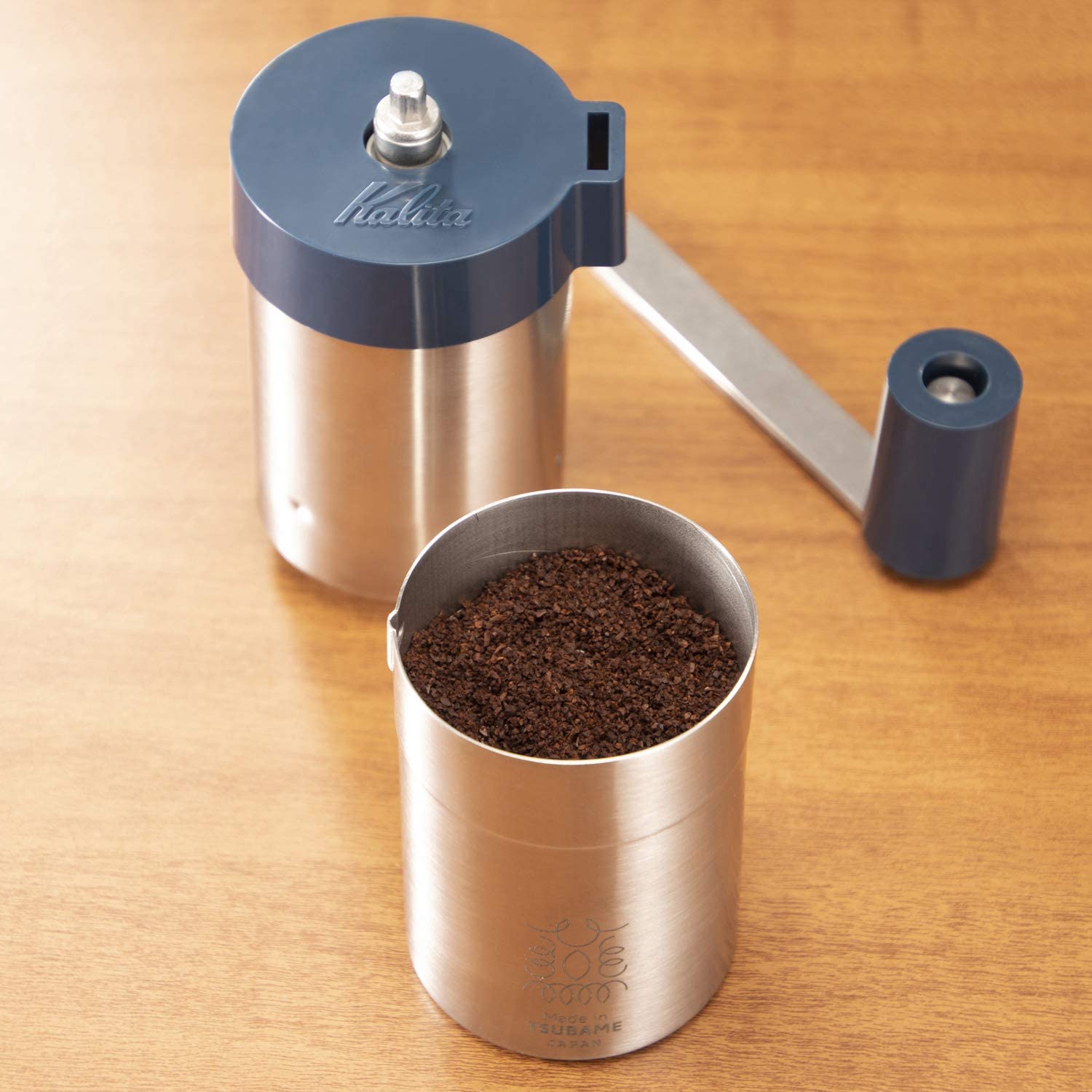 (預訂｜全港免運) Kalita & TSUBAME 15g容量 不銹鋼手搖/手動磨咖啡豆機 Coffee Picnic【約10-15個工作日內寄出】