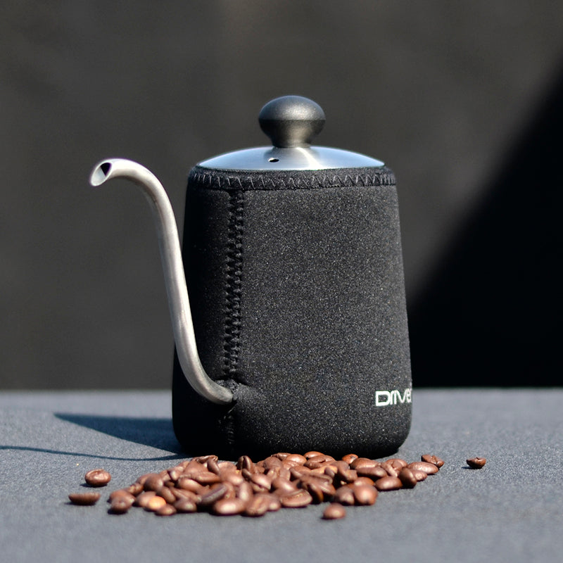 現貨｜全港免運｜Driver - 台灣製咖啡手沖壺 職人手沖壺 600ml (DRP-254-60ST)｜潛水布護套