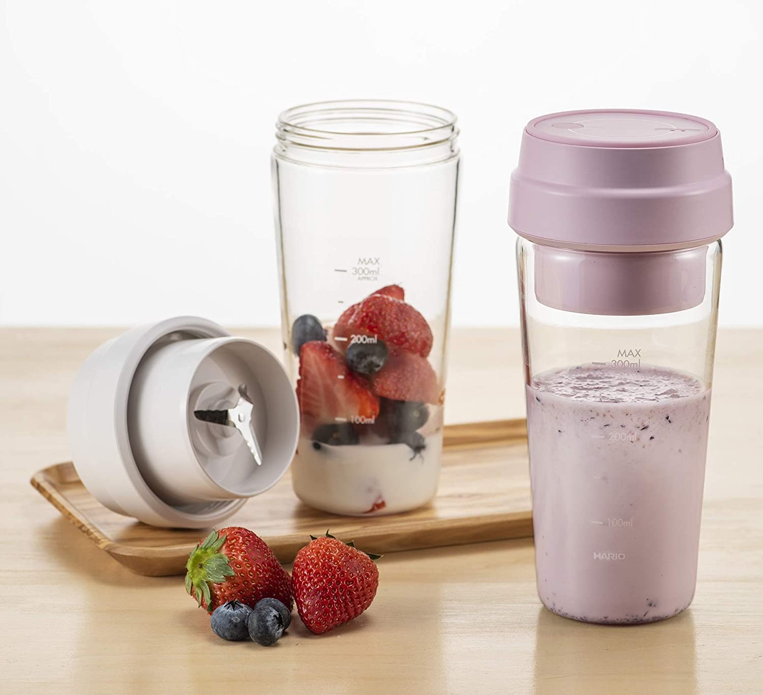 (預訂｜全港免運) HARIO 電動冰沙機 Electric Smoothie Maker ESJ-300 【約10-15個工作日內寄出】 - Premium Mall HK