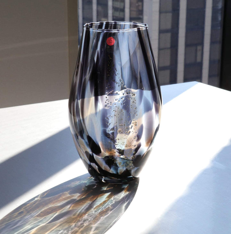 預訂｜全港免運｜Aderia - 津輕 日本製玻璃花瓶 夜空 Vase【約10-15個工作日內寄出】