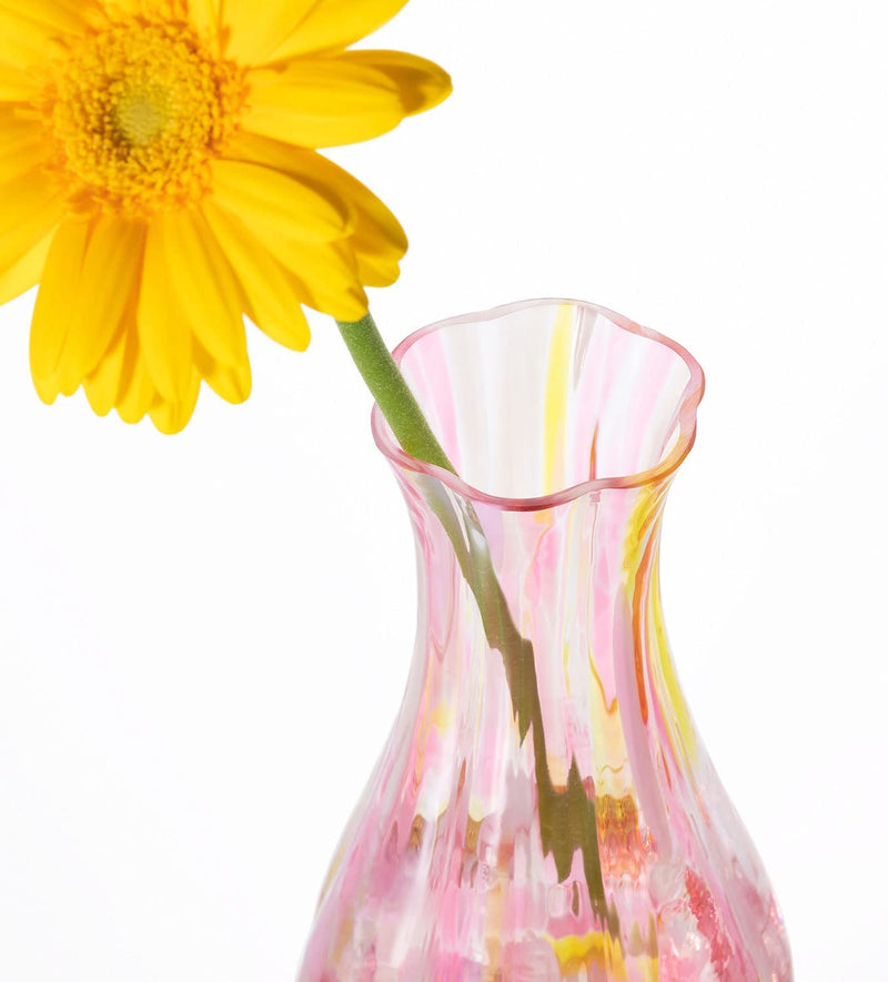 預訂｜全港免運｜Aderia - 津輕 日本製玻璃花瓶 大自然靈感系列 粉紅色【約10-15個工作日內寄出】