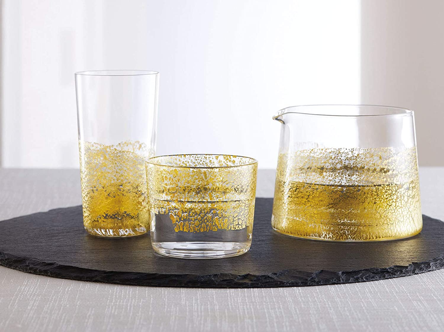 (預訂｜全港免運) 日本製 東洋佐佐木 Toyo-Sasaki Glass 江戶硝子 金玻璃 金箔清冷酒酒玻璃杯 120ml【約10-15個工作日內寄出】