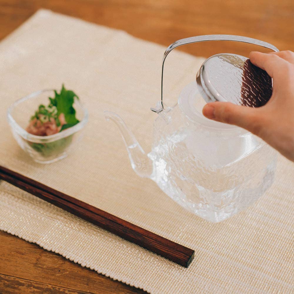(預訂｜全港免運) HARIO 100週年複刻系列 冷酒器 角地炉利 Sake Cooler “Kaku Chirori” 360ml (IDKF-2SV)【約10-15個工作日內寄出】