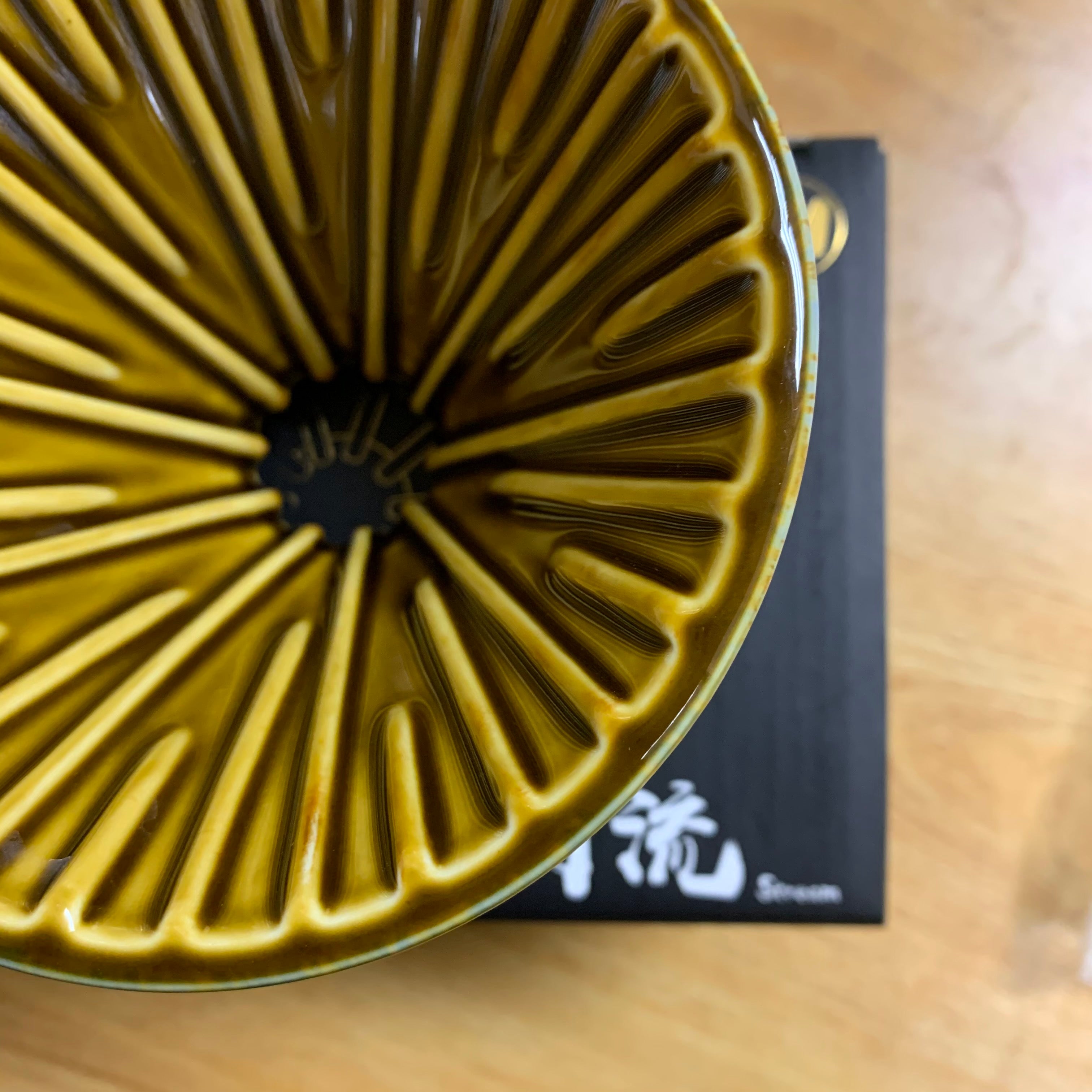 (現貨｜全港免運) FENGJEN - 台灣製 S川流 Stream 手工製作陶瓷咖啡濾杯 Coffee Dripper 天目藍 (1-2人份) - Premium Mall HK