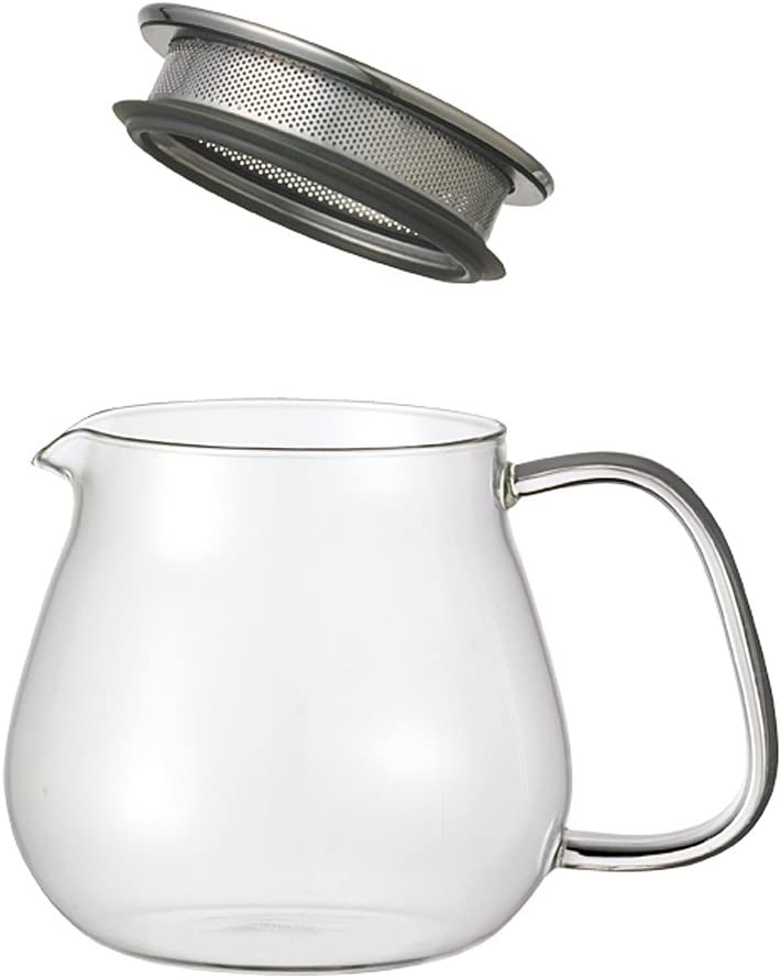 預訂｜全港免運｜KINTO - UNITEA One Touch 玻璃茶壺 (460ml)【平行進口｜約10-15個工作日內寄出】