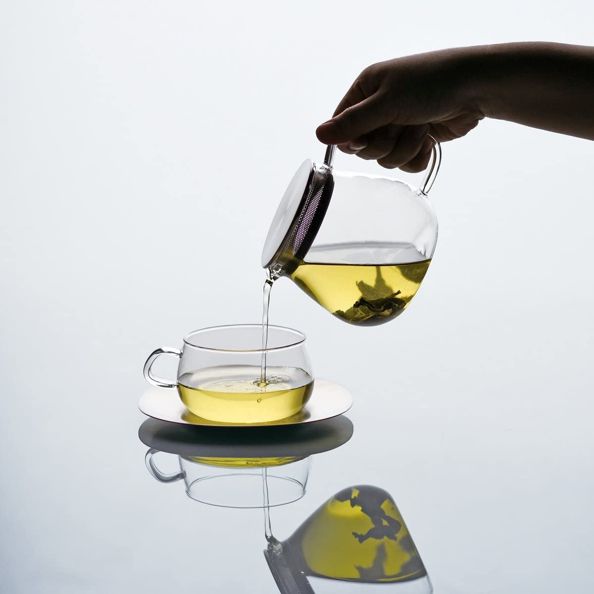 預訂｜全港免運｜KINTO - UNITEA One Touch 玻璃茶壺 (460ml)【平行進口｜約10-15個工作日內寄出】