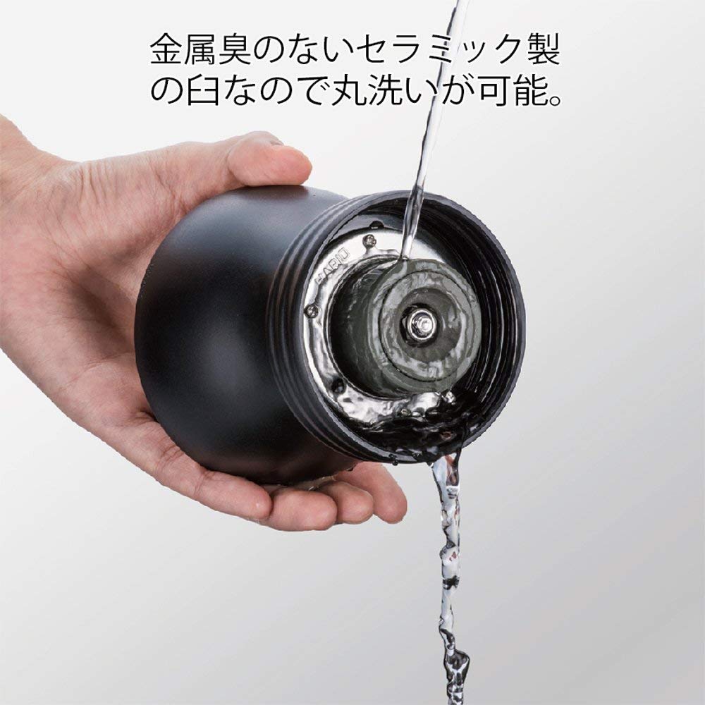 (現貨｜全港免運) HARIO 100g大容量 簡約手搖/手動磨咖啡豆機 Coffee Mill Skerton MSCS-2B【平行進口】 - Premium Mall HK