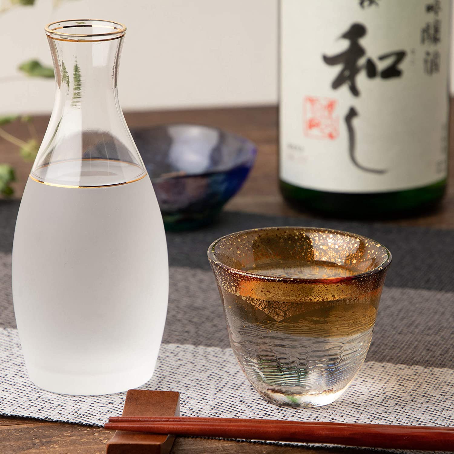 (預訂｜全港免運) 日本製 東洋佐佐木 Toyo-Sasaki Glass 燗酒 金箔清酒玻璃杯 (75ml)【約10-15個工作日內寄出】