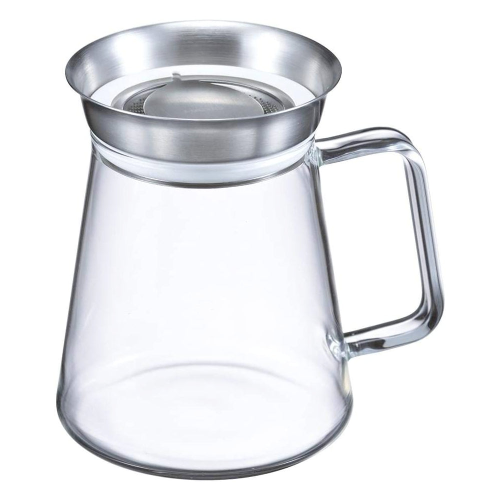 預訂｜全港免運｜Hario - 辛普利簡約玻璃茶壺 Tea Server Simply TS-45-HSV (450ml)【平行進口｜約10-15個工作日內寄出】