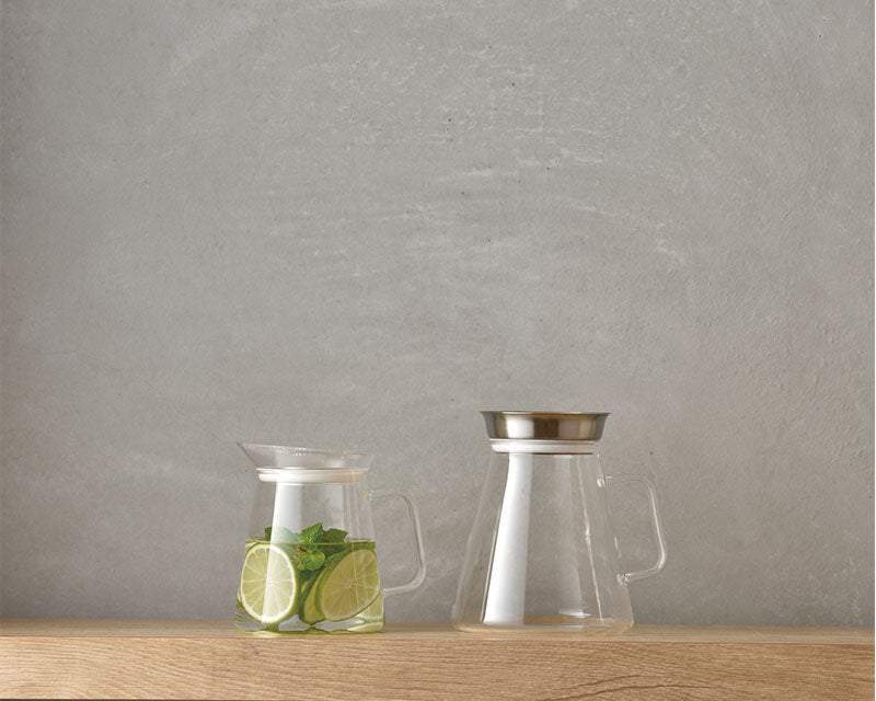 預訂｜全港免運｜Hario - 辛普利簡約玻璃茶壺 Tea Server Simply TS-45-HSV (450ml)【平行進口｜約10-15個工作日內寄出】