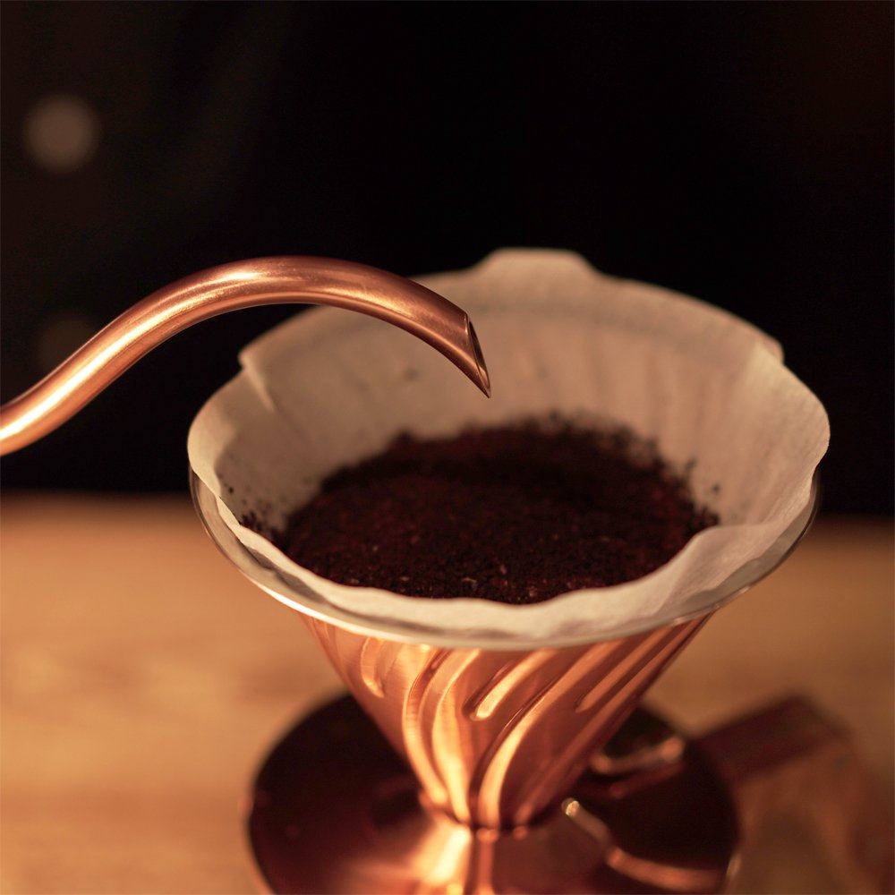 (預訂｜全港免運) HARIO V60 02 銅製咖啡濾杯 Copper系列 Dripper 1-4杯 VDP-02CP【約10-15個工作日內寄出】 - Premium Mall HK