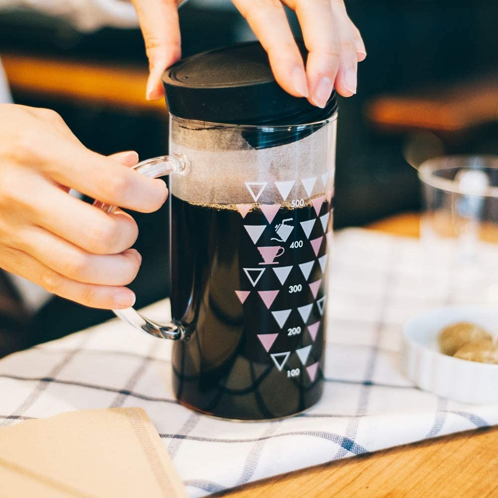 (預訂｜全港免運) HARIO V60 透明膠濾杯 壼身冷熱變色 咖啡壺組套裝 (1-4杯) VDSS-3012-B【平行進口 約10-15個工作日內寄出】】