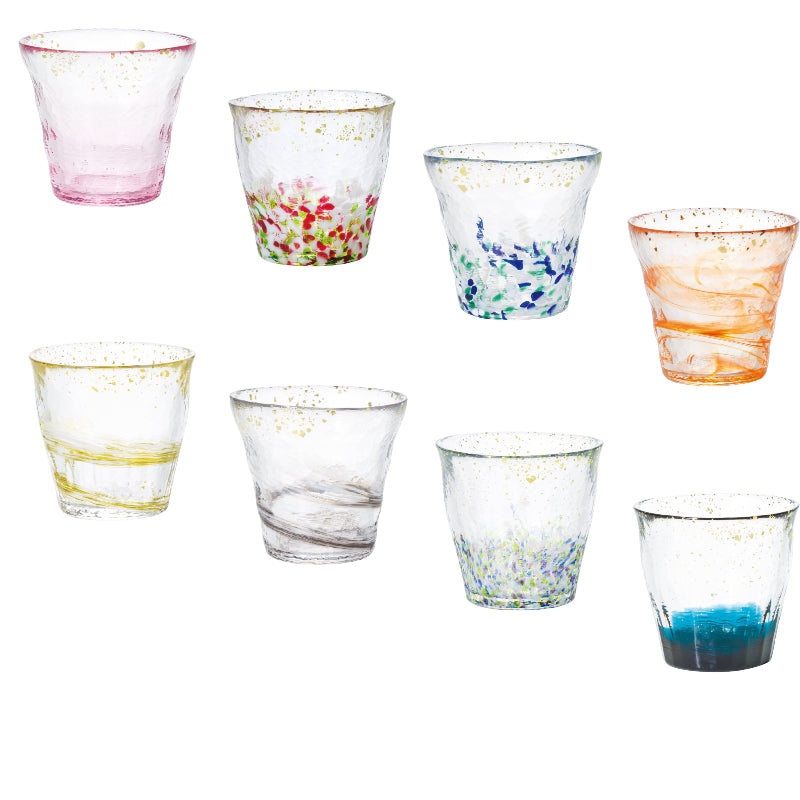 (預訂｜全港免運) 日本製 津輕 四季靈感設計 玻璃杯「氷華」300ml 木盒包裝【約10-15個工作日內寄出】
