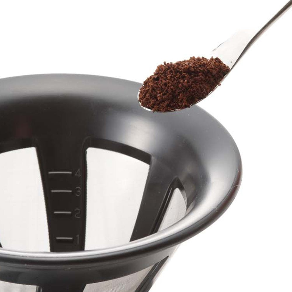 (預訂｜全港免運) HARIO V60 02 免濾紙咖啡濾杯 Cafeor Dripper 1-4杯 CFOD-02【約10-15個工作日內寄出】 - Premium Mall HK