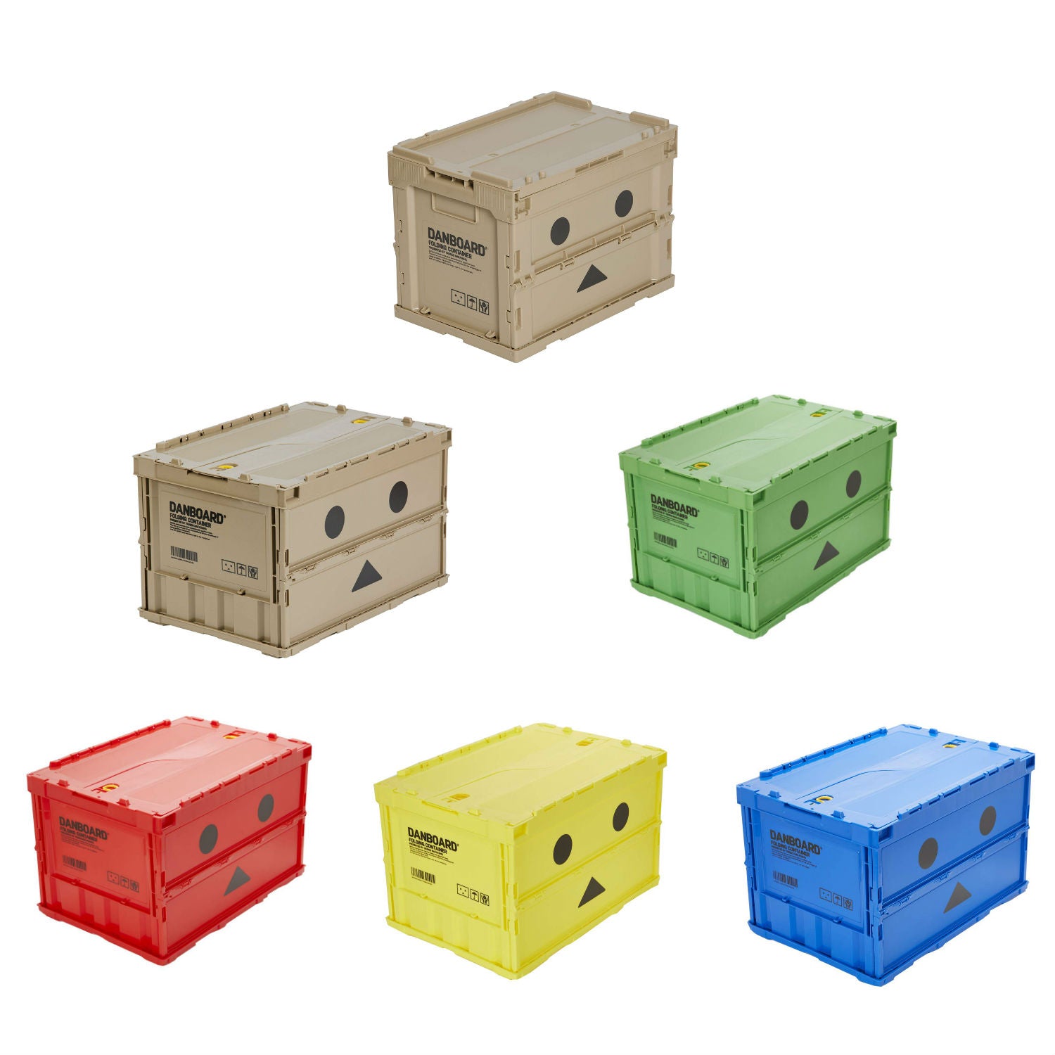 (預訂｜全港免運) 日本製 Trusco x Danboard 紙箱人收納慳位幫手 可摺疊儲物箱 50L【約10-15個工作日內寄出】 - Premium Mall HK