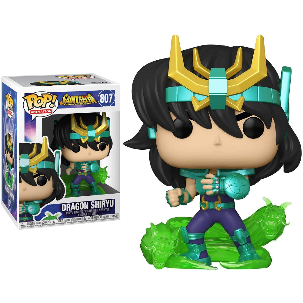 現貨｜全港免運｜Funko Pop! - Animation系列 - 聖鬥士星矢 - Dragon Shiryu 天龍座 紫龍 (No.807)