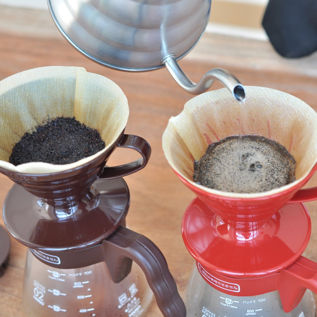 (現貨｜全港免運) HARIO V60 膠濾杯 濾泡咖啡壺組/滴漏咖啡壺組 套裝 含40張濾紙 V60 Coffee Server 02 Set VCSD-02【平行進口】 - Premium Mall HK