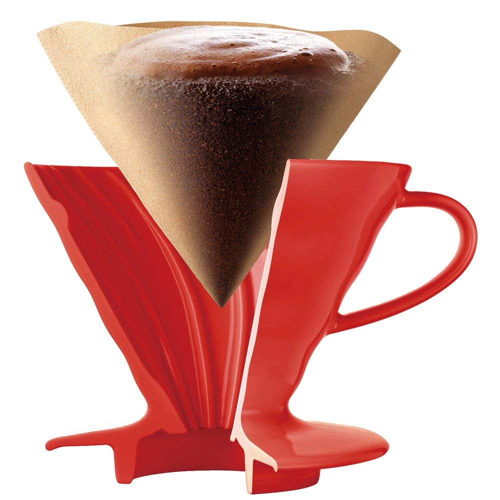 (預訂｜全港免運) HARIO V60 01 陶瓷咖啡濾杯 Ceramic Dripper 1-2杯 VDC-01【約10-15個工作日內寄出】 - Premium Mall HK