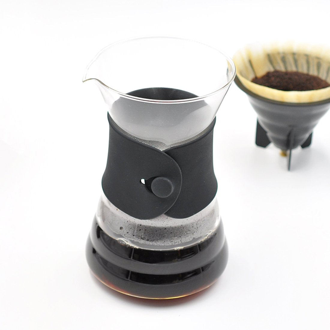 (預訂｜全港免運) HARIO V60 圓錐手沖咖啡壺 含40張濾紙 Drip Decanter VDD-02B【約10-15個工作日內寄出】 - Premium Mall HK