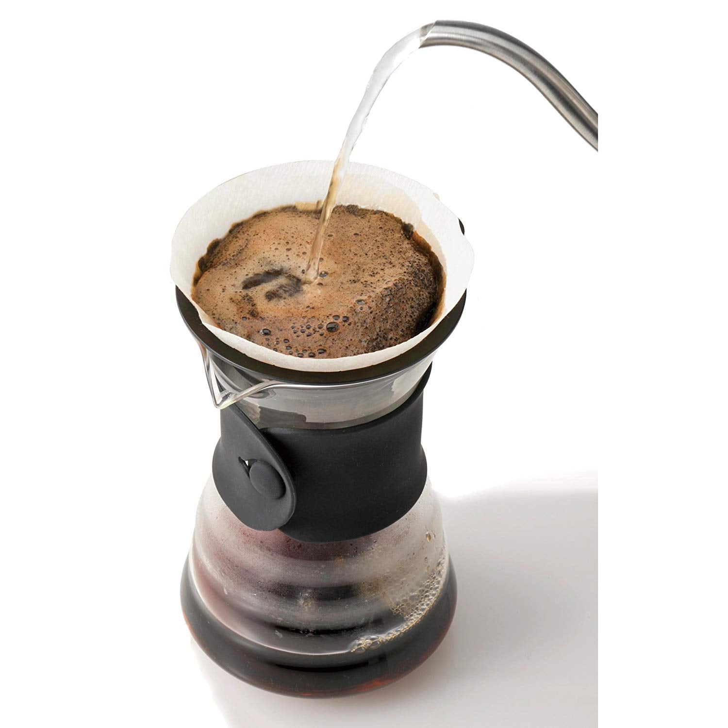 (預訂｜全港免運) HARIO V60 圓錐手沖咖啡壺 含40張濾紙 Drip Decanter VDD-02B【約10-15個工作日內寄出】 - Premium Mall HK