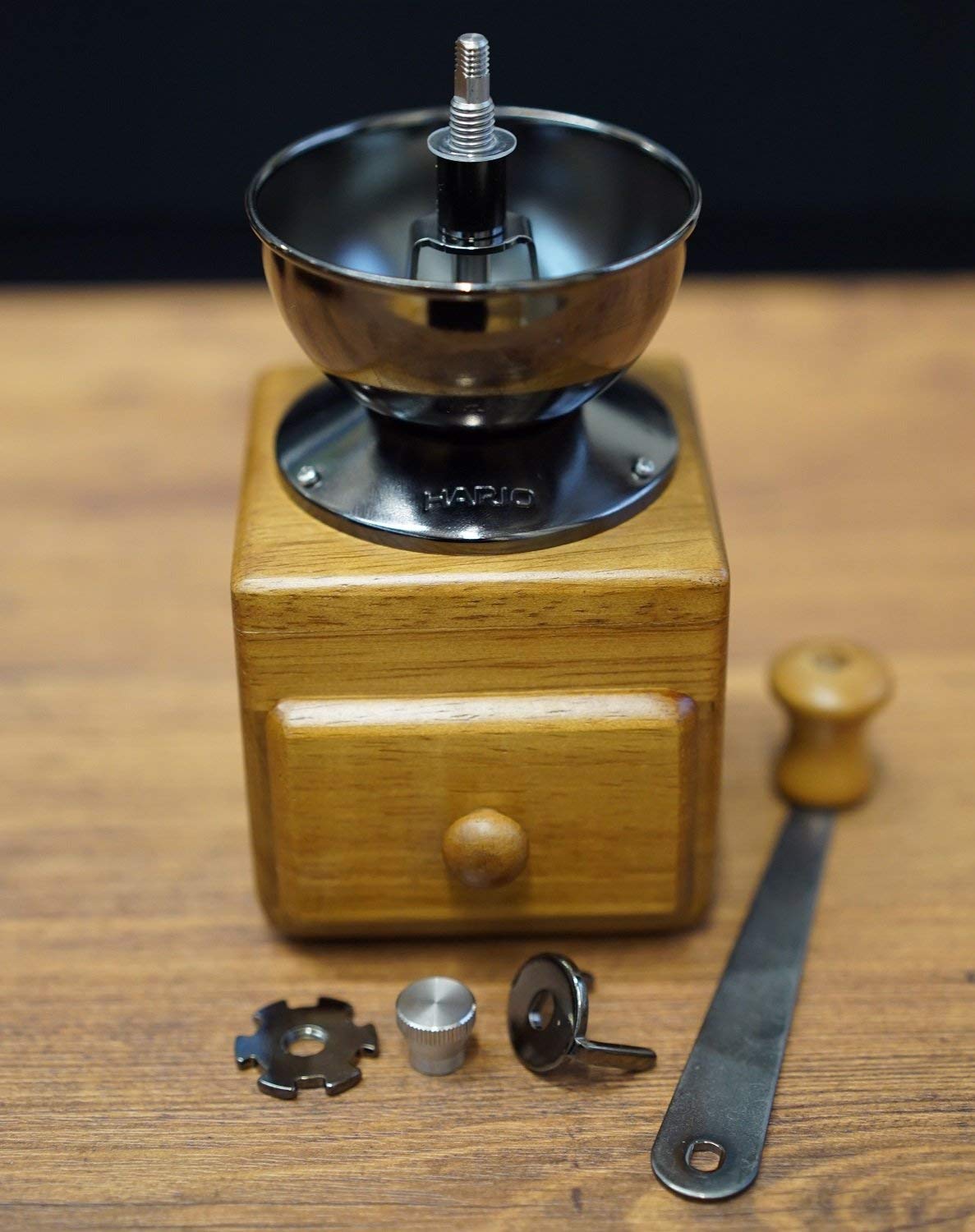 (預訂｜全港免運) HARIO 24g容量 細小 達人手搖/手動磨咖啡豆機 Coffee Mill MM-2【約10-15個工作日內寄出】 - Premium Mall HK