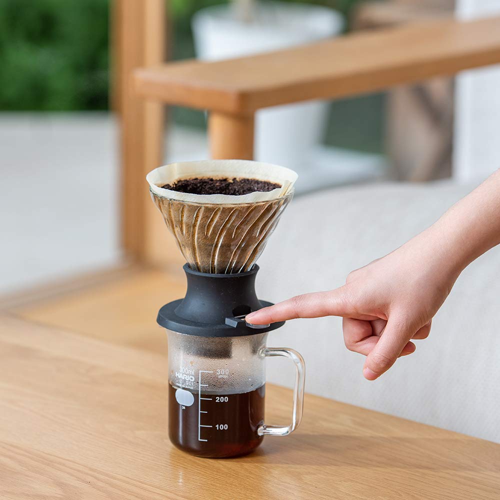 (預訂｜全港免運) HARIO 浸漬式濾杯手沖壺套裝 Immersion Dripper (200ml) SSD-5012-B【約10-15個工作日內寄出】 - Premium Mall HK
