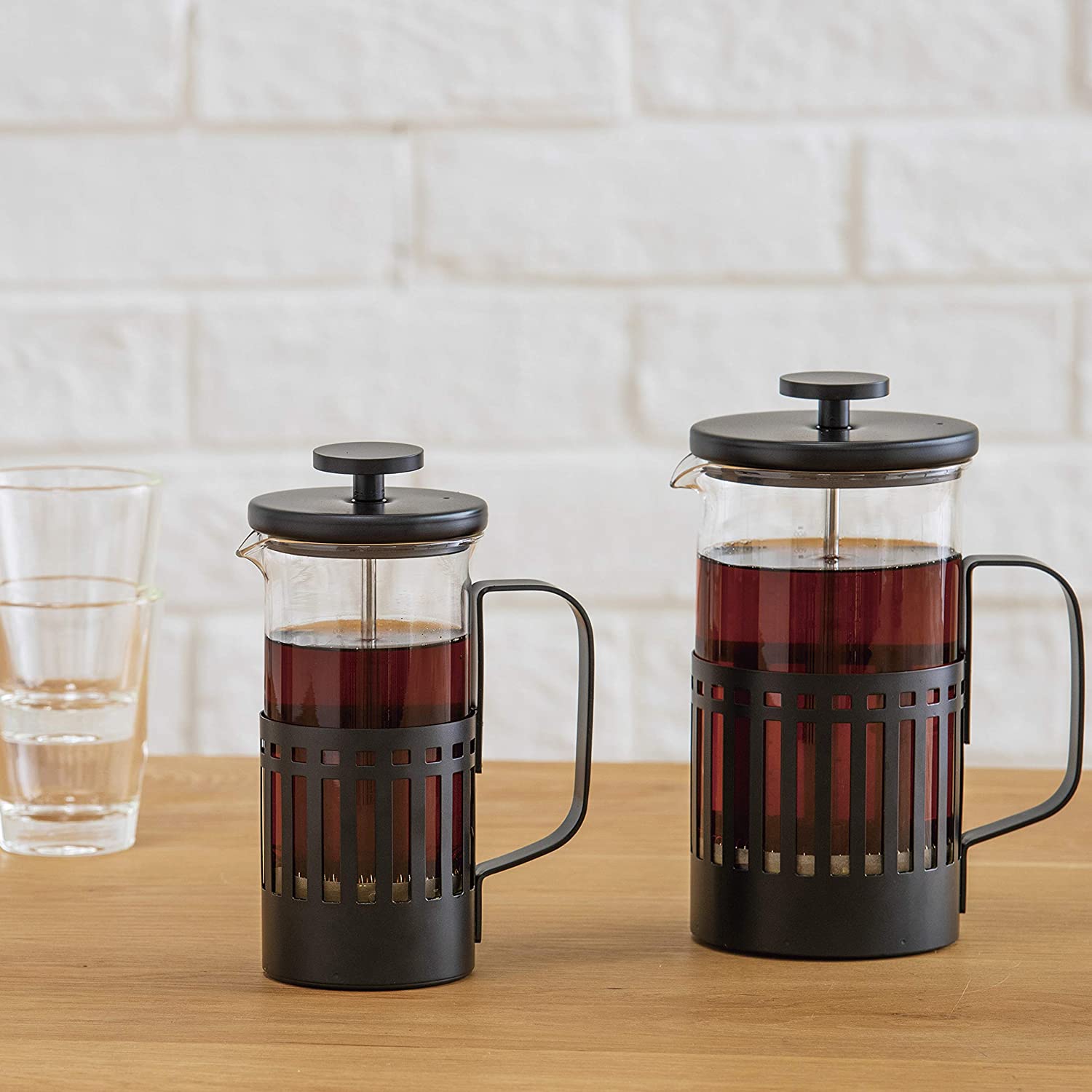 (預訂｜全港免運) Hario 霧黑色 法式濾壓壺 Tea & Coffee Press "Harior Noir" 300ml (2杯) THN-2-B【約10-15個工作日內寄出】
