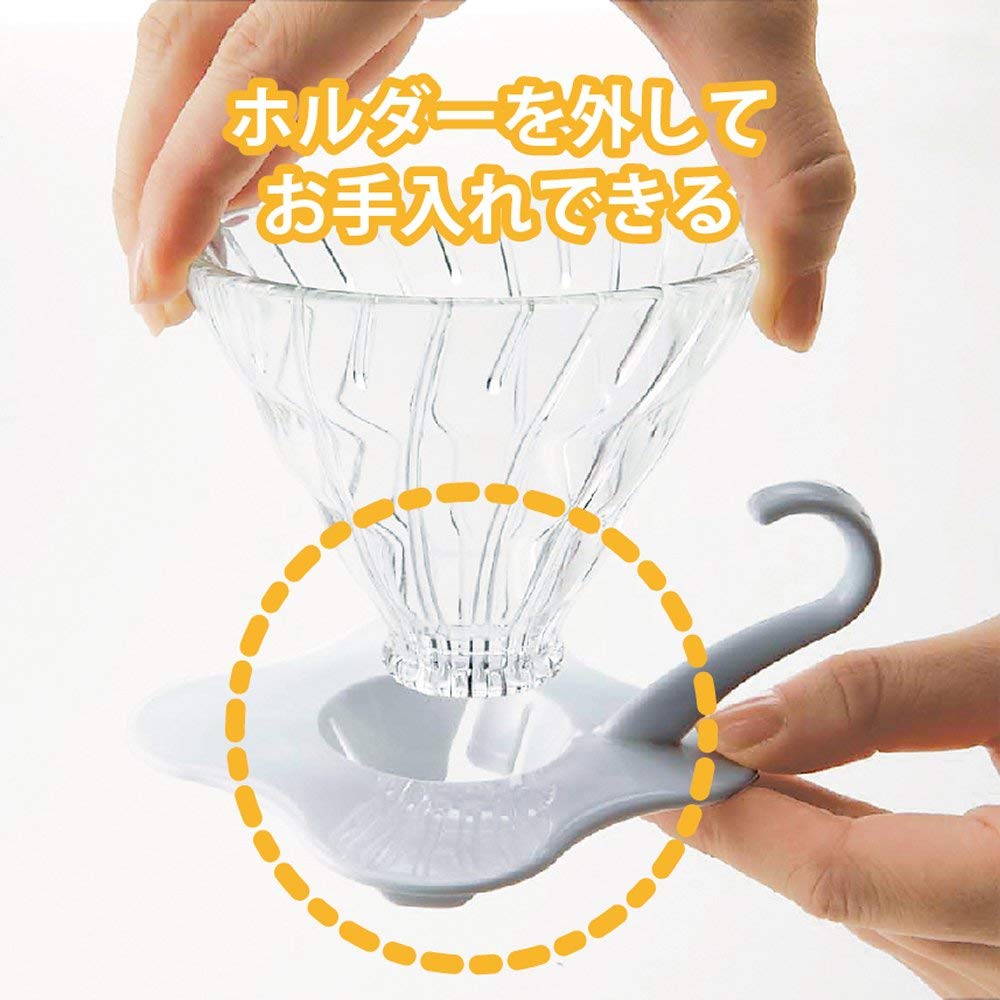 (預訂｜全港免運) HARIO V60 02 耐熱玻璃咖啡濾杯 Glass Dripper 1-4杯 VDG-02【約10-15個工作日內寄出】 - Premium Mall HK
