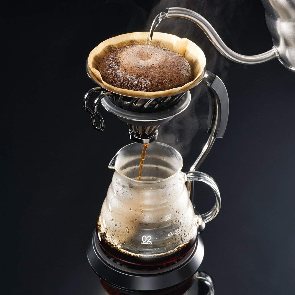 (預訂｜全港免運) HARIO V60 02 不鏽鋼咖啡濾杯 Metal Dripper 1-4杯 VDM-02HSV【約10-15個工作日內寄出】 - Premium Mall HK