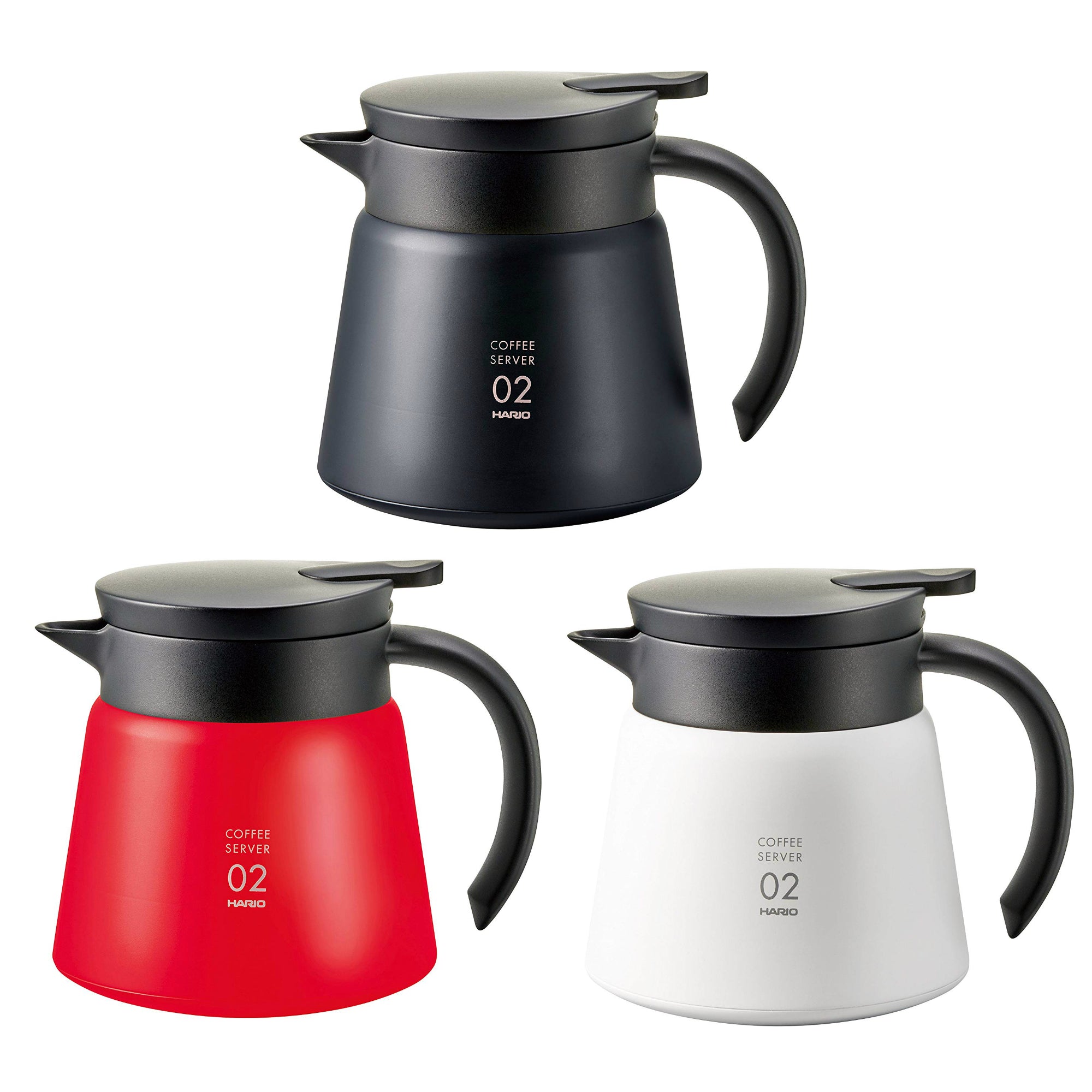 (預訂｜全港免運) HARIO V60 02 不銹鋼真空保溫咖啡壺 Insulated Stainless Steel Server (550ml) VHS-60【約10-15個工作日內寄出】 - Premium Mall HK