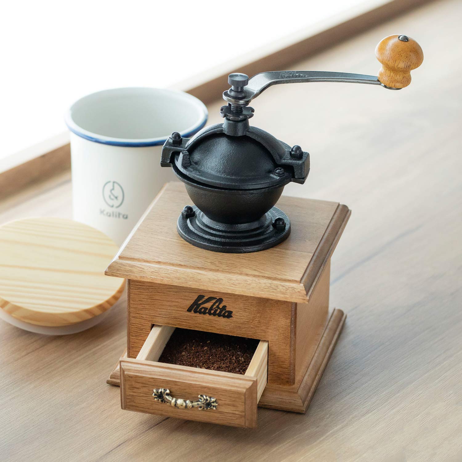 (預訂｜全港免運) Kalita 經典方型 手搖/手動磨咖啡豆機 Classic Mill【約10-15個工作日內寄出】 - Premium Mall HK