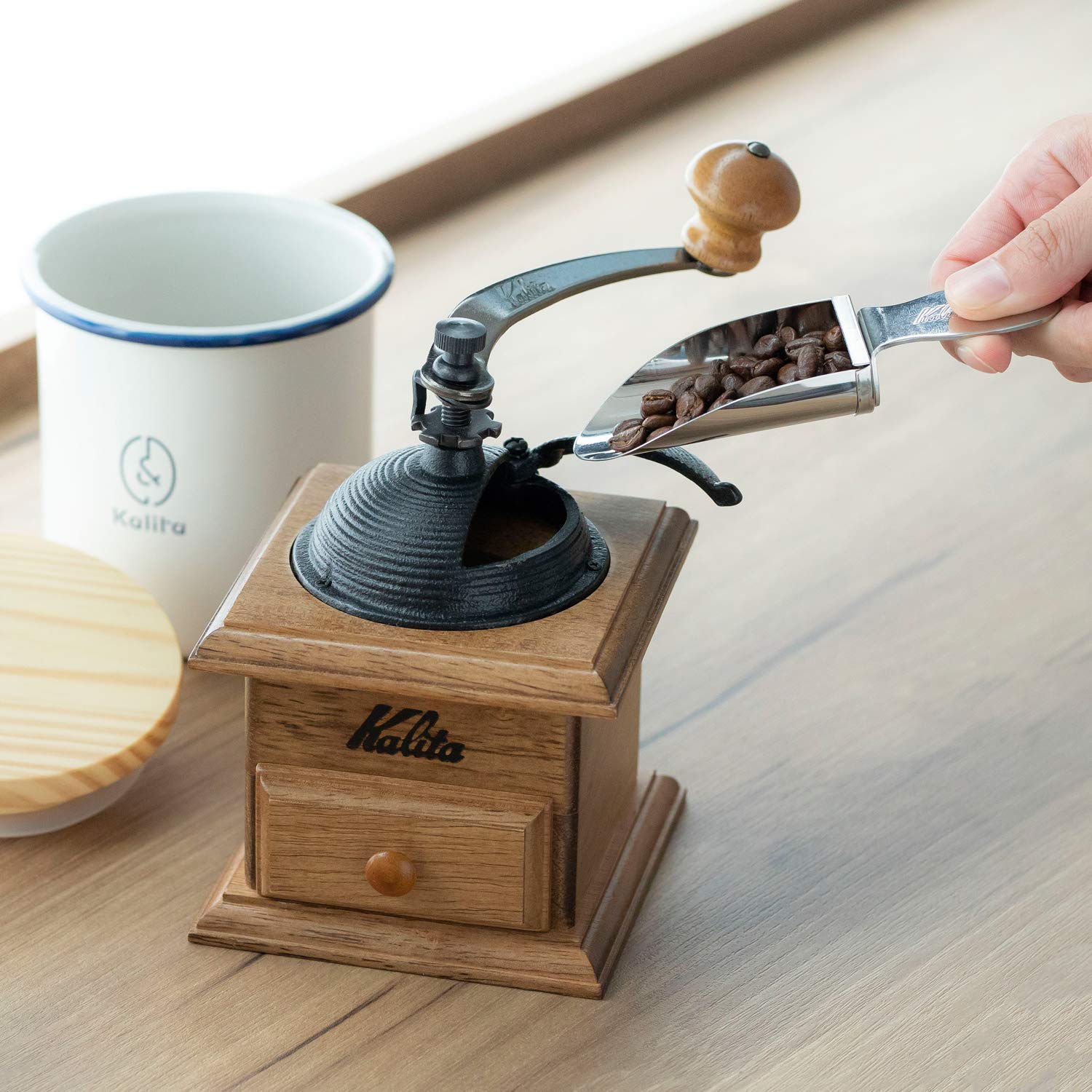 (預訂｜全港免運) Kalita 圓頂方型 手搖/手動磨咖啡豆機 Dome Mill【約10-15個工作日內寄出】 - Premium Mall HK