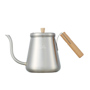 (預訂｜全港免運) Kalita & TSUBAME 不銹鋼細口咖啡手沖壺 木柄 (1000ml) DP1000W【約10-15個工作日內寄出】