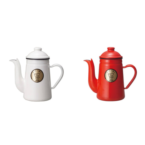 預訂｜全港免運｜Kalita - 咖啡達人 鶴嘴琺瑯瓷咖啡手沖壺 (1000ml) Pelican Pot 1ℓ【約10-15個工作日內寄出】